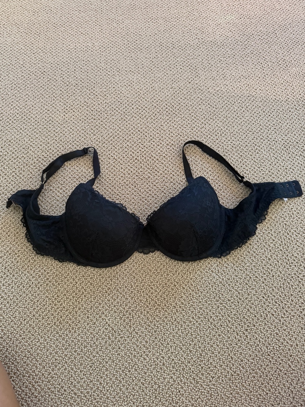 Savage X Fenty Black Lace Underwire Bra